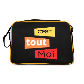 C est tout moi - Sac Retro - noir/or - Dos