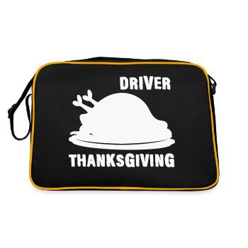 Driver Thanksgiving Turkey Dinner - Retro Bag - black/gold - Back