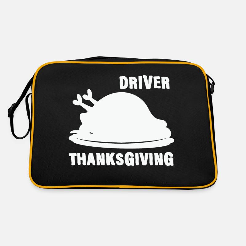 Driver Thanksgiving Turkey Dinner Retro Bag