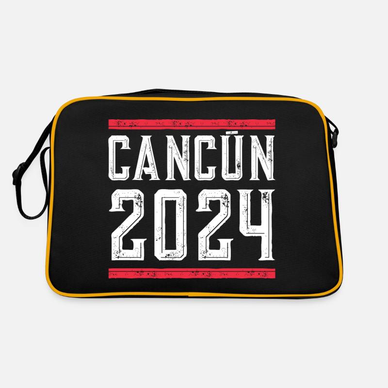 Cancun 2024 Urlaub Retro Tasche