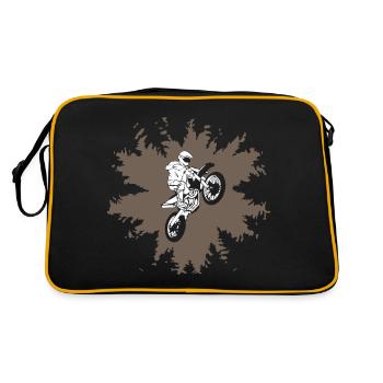 L’amour est la nature Motocross - Sac Retro - noir/or - Dos