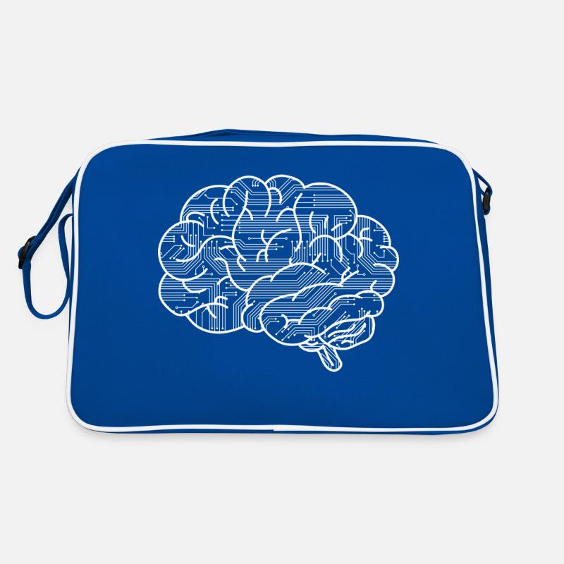 Programmer Brain funny coding for woman men Retro Bag