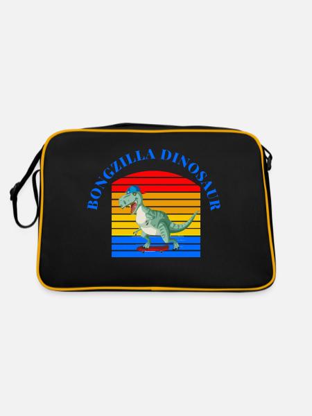 « Fanny of Bongzilla : Déterrez le plaisir des dinosaures ! » 🦕 - Sac Retro - noir/or - Dos