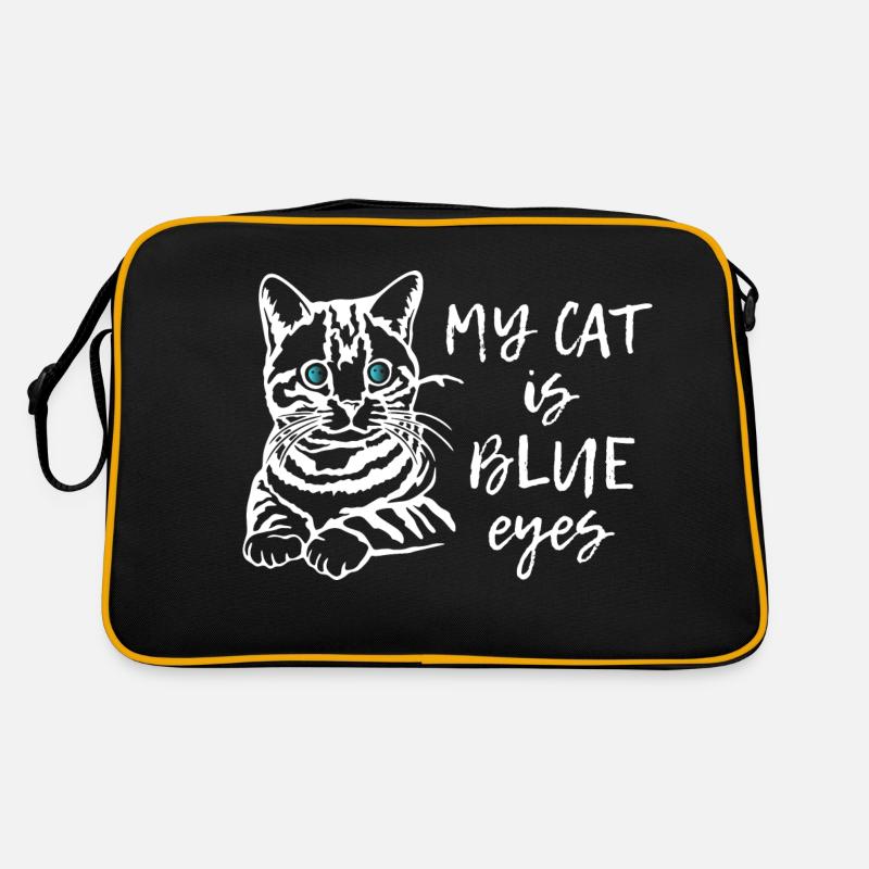 Mon chat a les yeux bleus Sac Retro