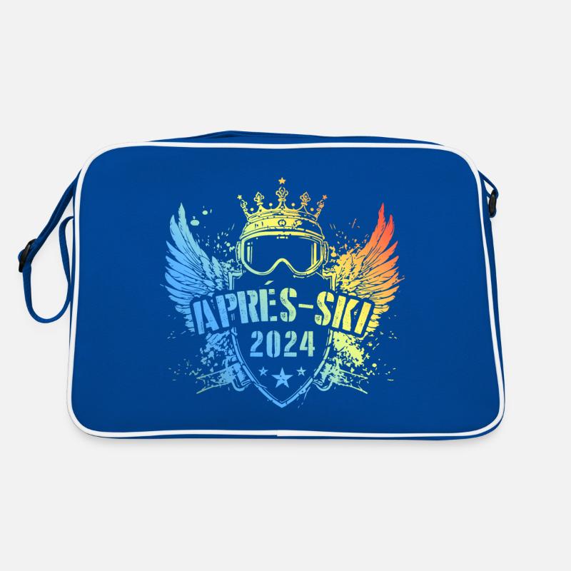 Apres Ski 2024 Spruch Bunt Retro Tasche