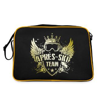 Après Ski Team Skiing - Retro Bag - black/gold - Back