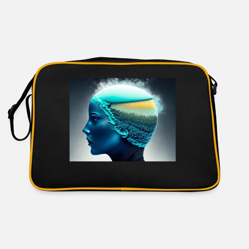 Eis Kopf Retro Tasche