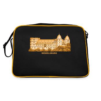 Wewelsburg Büren Museum North Rhine-Westphalia - Retro Bag - black/gold - Back