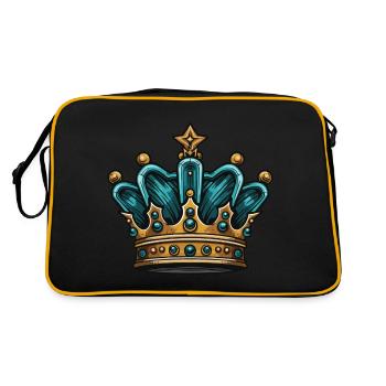 Krone Royal Crown - Retro Bag - black/gold - Back