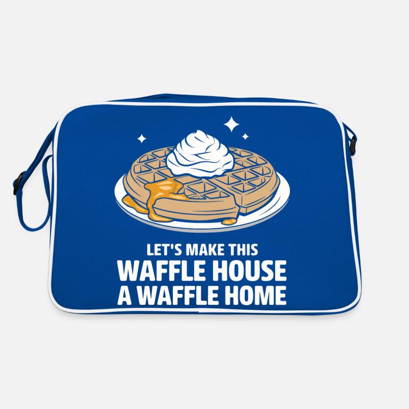 Waffles Breakfast Sweets Retro Bag