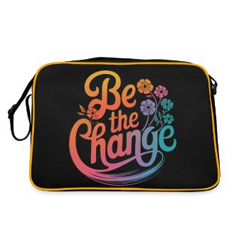 Altruismo Selfless Giving Giving School Spirit - Retro Bag - black/gold - Back
