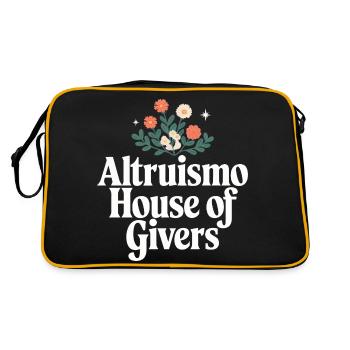 Altruismo Selfless Giving Giving School Spirit - Retro Bag - black/gold - Back