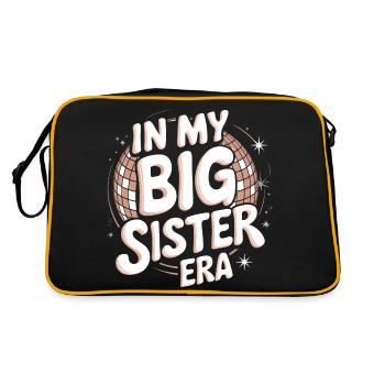 Sœur, Frère ou sœur, Famille - Sac Retro - noir/or - Dos