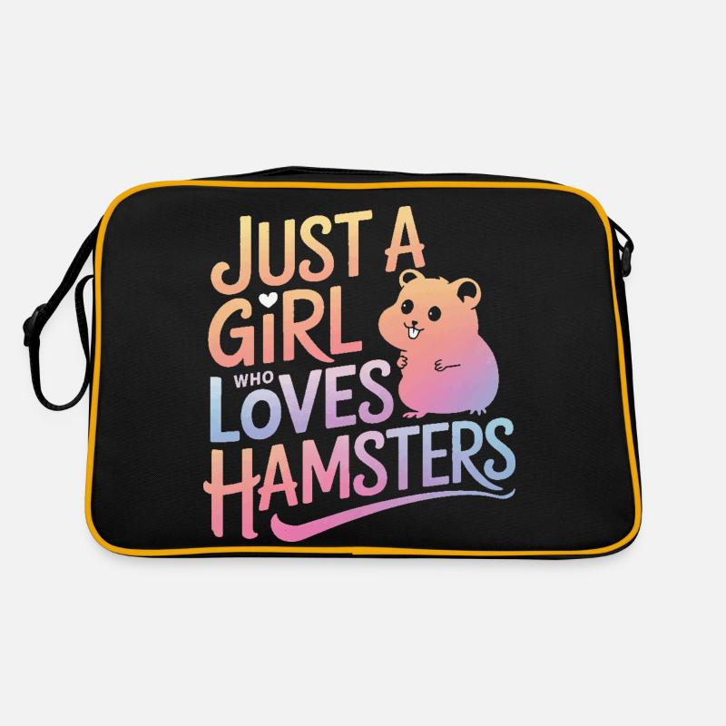 Hamster - Sac Retro - noir/or