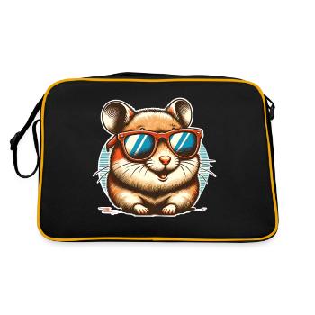 Hamster - Sac Retro - noir/or - Dos