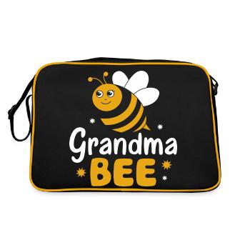 abeille abeille apicultrice abeille abeille - Sac Retro - noir/or - Dos