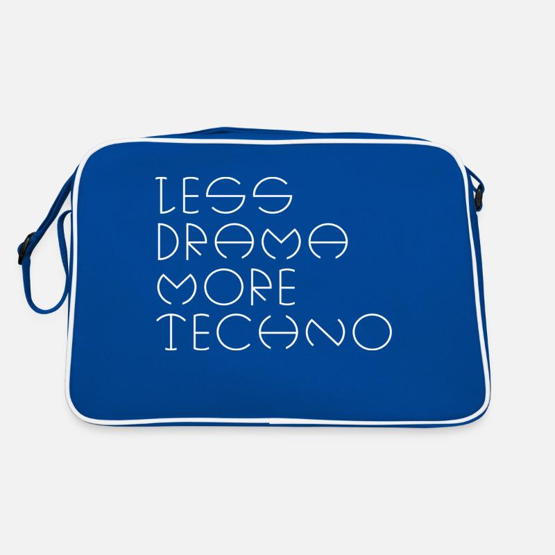 Moins de drame plus techno Sac Retro