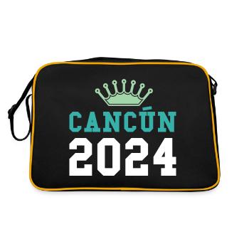 Cancún 2024 Mexique - Sac Retro - noir/or - Dos