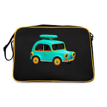 off on holiday - Retro Bag - black/gold - Back