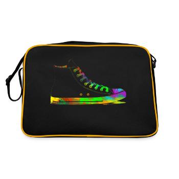 RainbowShoes - Retro Bag - black/gold - Back