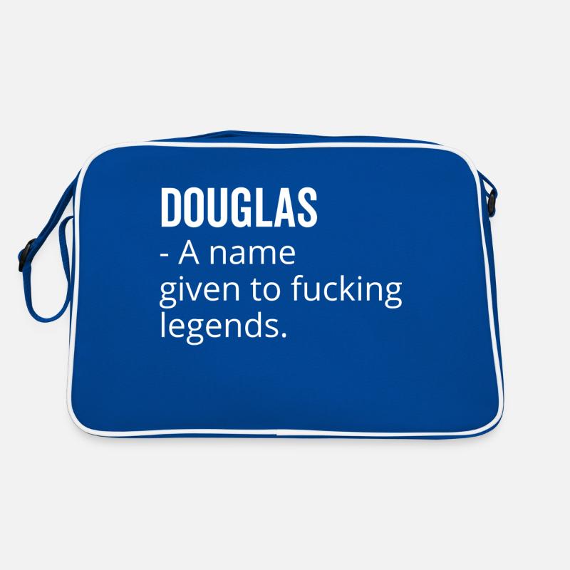 Douglas ein Name für verdammte Legenden Retro Tasche