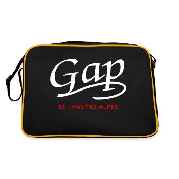 Gap - Hautes Alpes - Sac Retro - noir/or - Dos