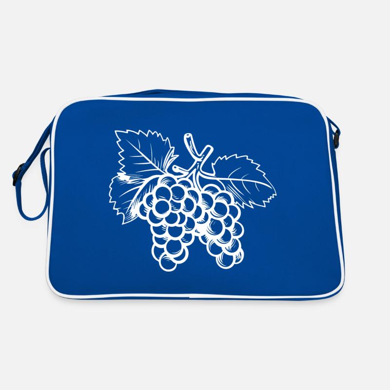 Weintrauben Trauben Retro Tasche