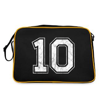 Numéro 10 - Sac Retro - noir/or - Dos