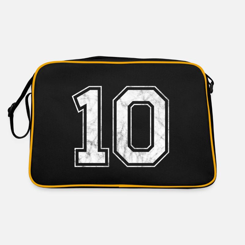 Anzahl 10 Retro Tasche