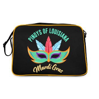 Louisiana Fil-Am Design pour Proud Pinoys - Sac Retro - noir/or - Dos