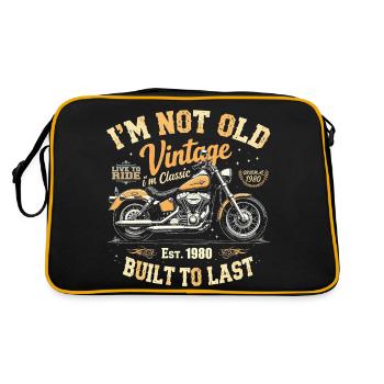 1980 Cadeau 1980 Millésime 1980 Edition limitée 1980 - Sac Retro - noir/or - Dos