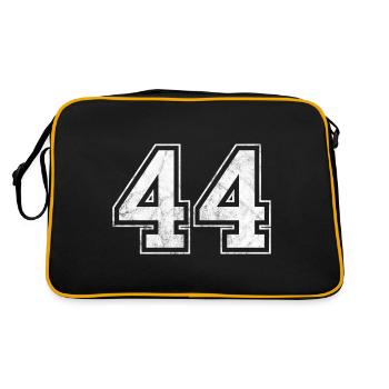 Number 44 - Retro Bag - black/gold - Back
