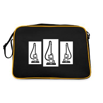 Cleaning the vacuum cleaner - Retro Bag - black/gold - Back