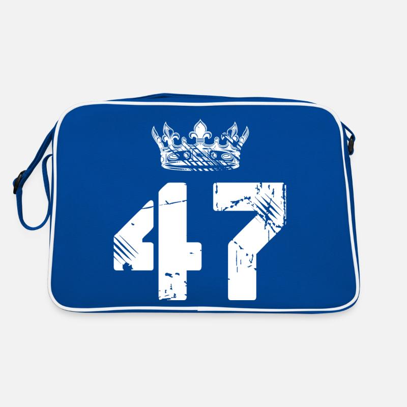 47 Number crown Retro Bag