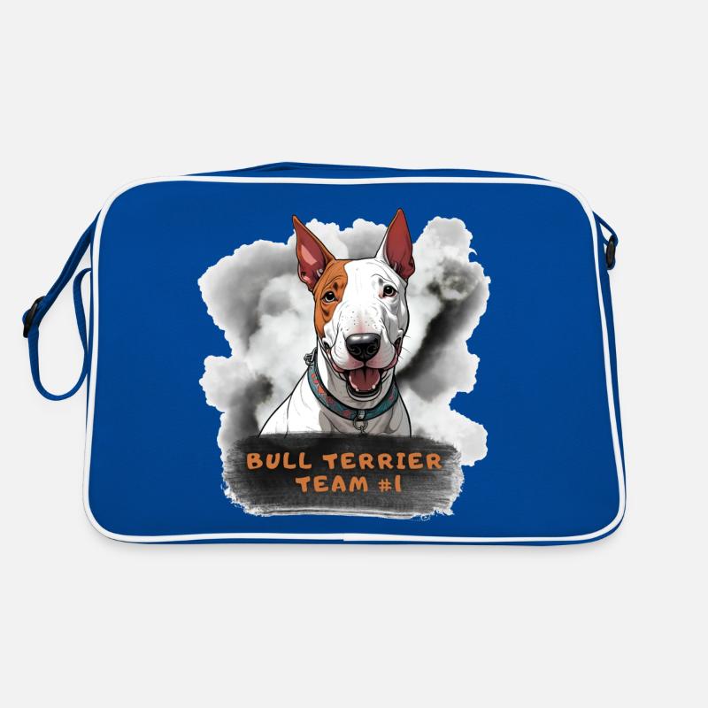 Bull terrier équipe numéro 1 Champion Vainqueur Leader Sac Retro