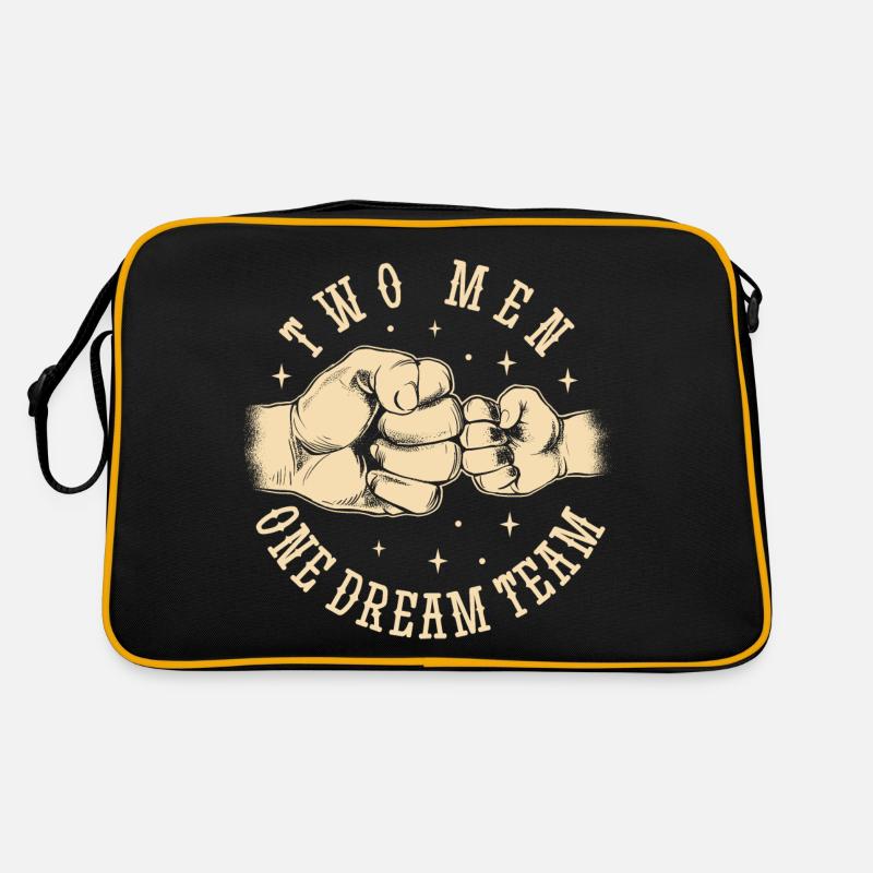 Vater und Sohn - zwei Männer ein Traumpaar - Papa Retro Tasche