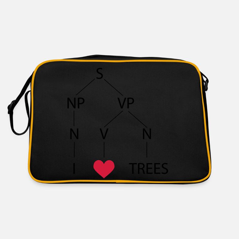 Syntaxbaum Retro Tasche