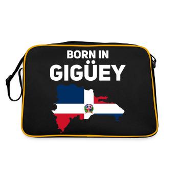 République dominicaine - Sac Retro - noir/or - Dos