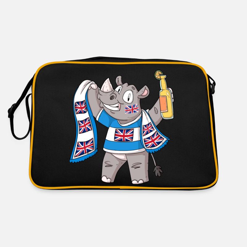 Rhino Fan Angleterre Sac Retro
