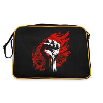 Poing levé - Sac Retro - noir/or - Dos