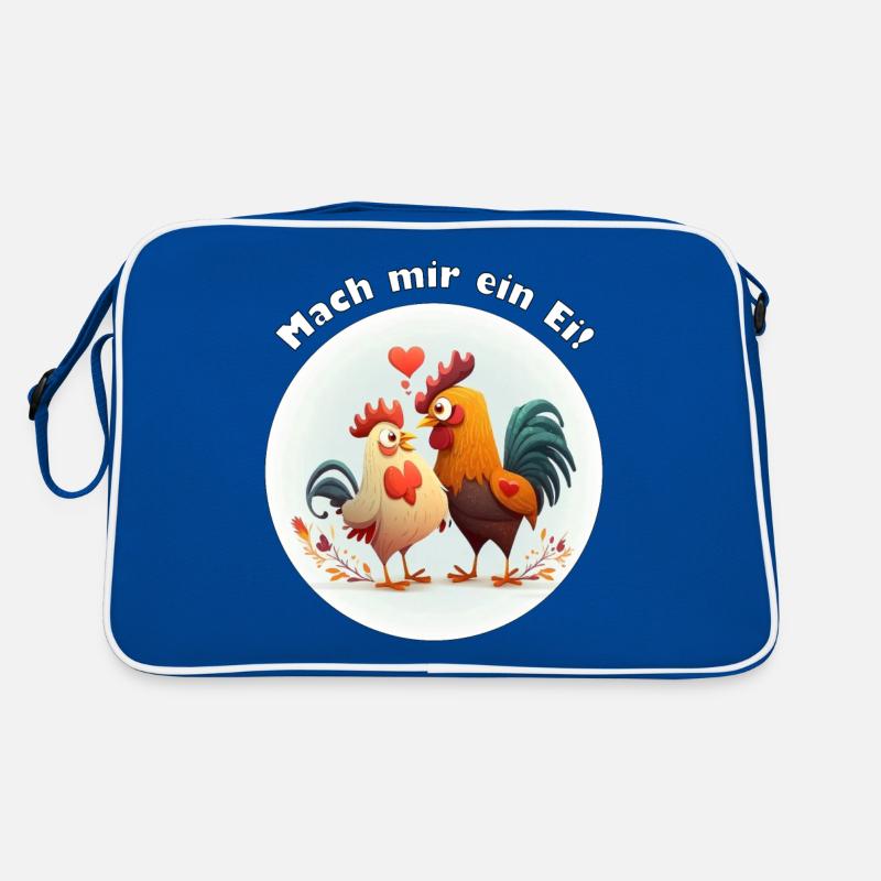 Mach mir ein Ei Retro Tasche