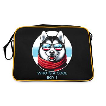 Vitrine Cool Husky - Sac Retro - noir/or - Dos