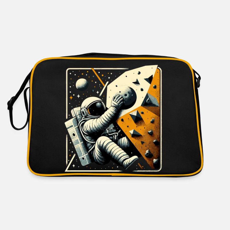 Astronaute de bloc Astronaute Astronaute Cadeau Sac Retro