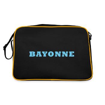 Rugby Bayonne - Sac Retro - noir/or - Dos