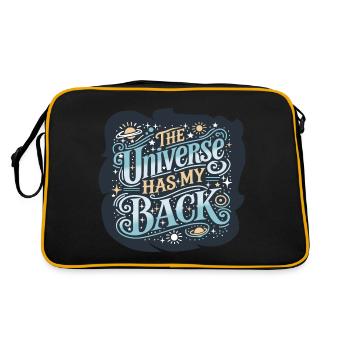 L’Univers - Sac Retro - noir/or - Dos