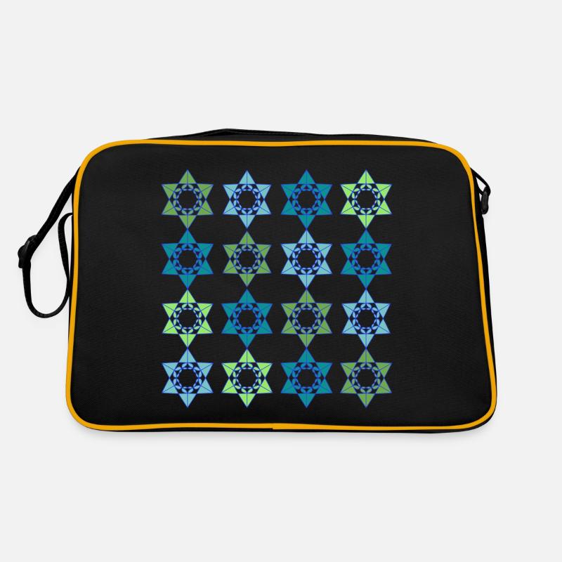Star Scape Geometric Pattern Retro Bag