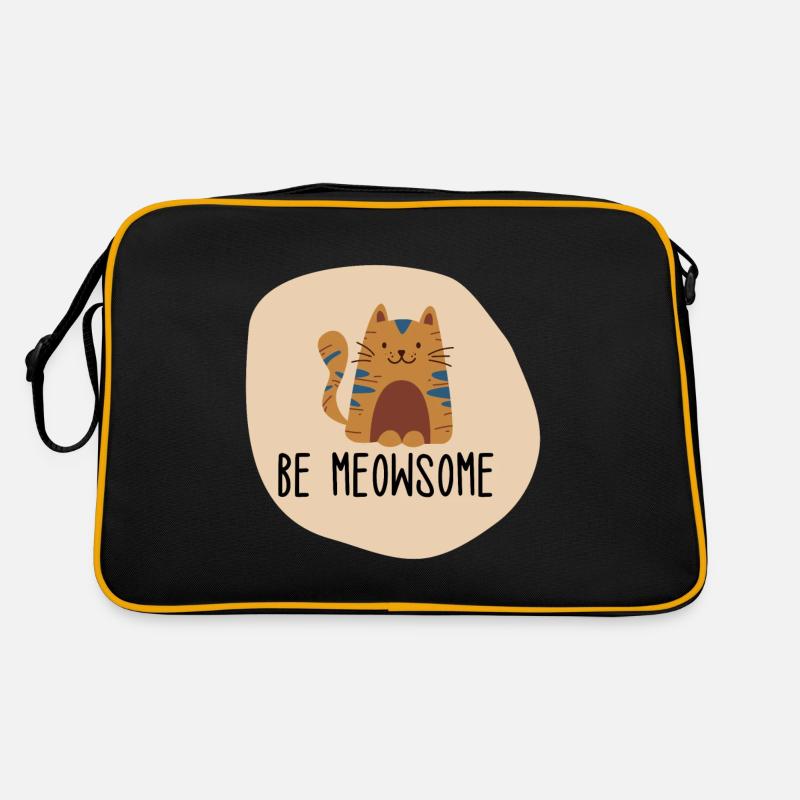 Be Meowsome Katze | Boho Formen Retro Tasche