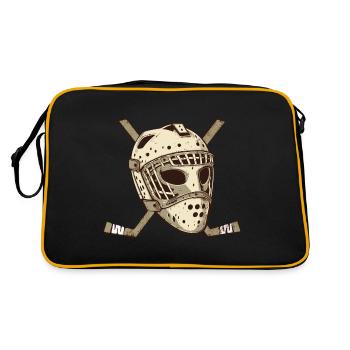 Masque de hockey rétro - Sac Retro - noir/or - Dos