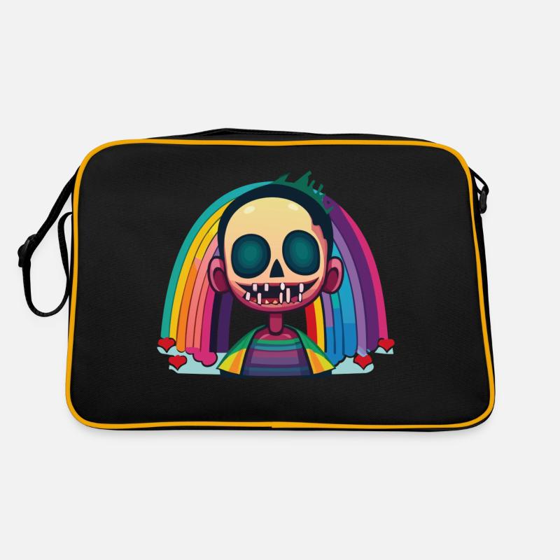 Pride Zombie 13 - Retro Tasche - Schwarz/Gold