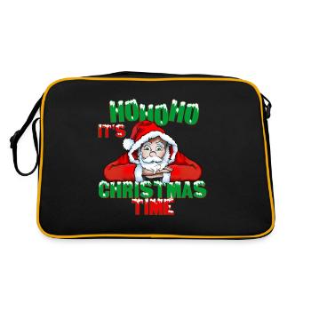 Père Noël - Sac Retro - noir/or - Dos